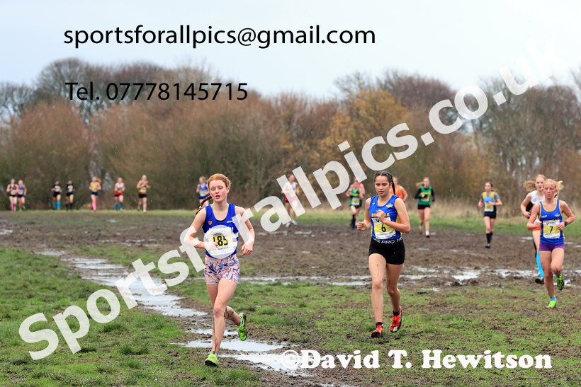 Girls Under-15s 2025 Start Fitness NEHL, Wrekenton, Gateshead, Sunday, November 23rd. Photo: David T. Hewitson/Sports for All Pics